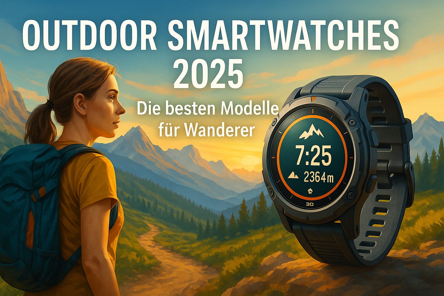 Outdoor-Smartwatches 2025: Die besten Modelle für Wanderer